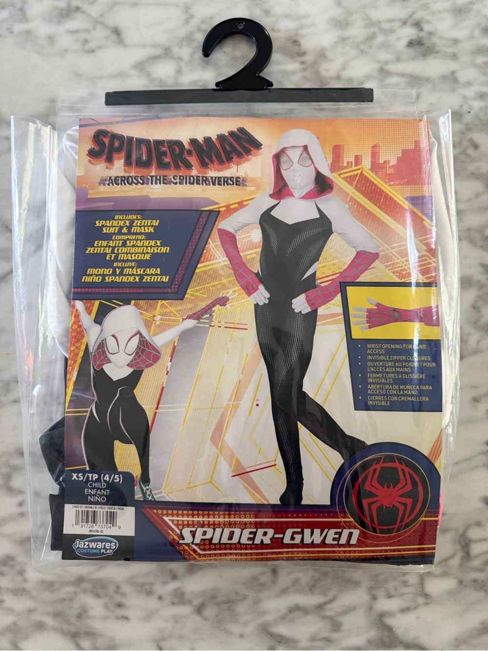 Spider-Gwen Kids Costume - NWT - Child XS (4/5)